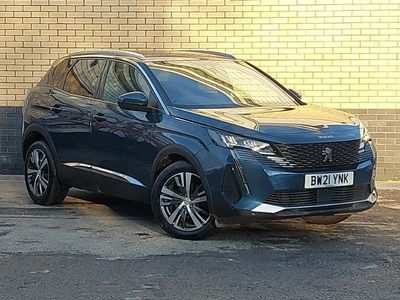 Blue Used 2021 Peugeot 3008 Allure Premium SUV | £15,798 (Fair price)