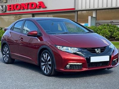 Used Honda Civic SE Plus 2014 Red Hatchback