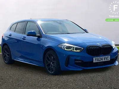 Used BMW 118 M Sport 136 HP (100 kW) 2024 Blue Hatchback