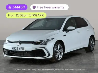 Used VW Golf VIII R-line 150 HP (110 kW) 2023 White Hatchback