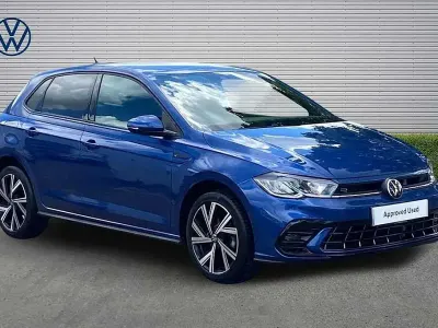Used VW Polo R-line 110 HP (80 kW) 2022 Blue Hatchback