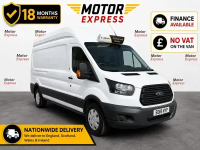 Used Ford Transit 130 HP (95 kW) 2018 White Van