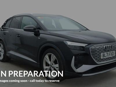 Used Audi Q4 e-tron S-Line 150 kW (204 HP) 2022 Black SUV