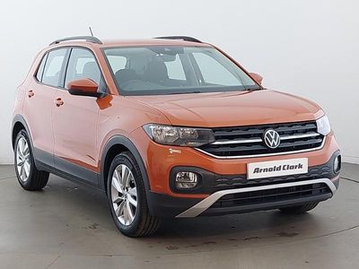 Used VW T-Cross SE 110 HP (80 kW) 2022 Orange SUV