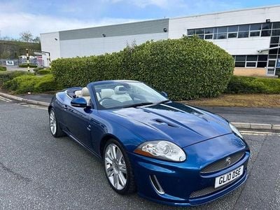 Used Jaguar XKR 510 HP (375 kW) 2010 Blue Cabriolet