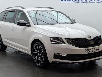 White Used 2019 Skoda Octavia SportLine Estate | £16,750 (Fair price)