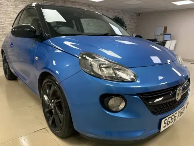 Used Vauxhall Adam S 70 HP (51 kW) 2016 Blue Hatchback