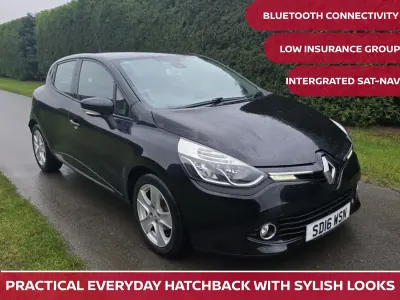 Used Renault Clio Dynamique 75 HP (55 kW) 2016 Black Hatchback