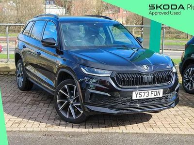 Used Skoda Kodiaq SportLine 150 HP (110 kW) 2023 Black magic pearl effect SUV
