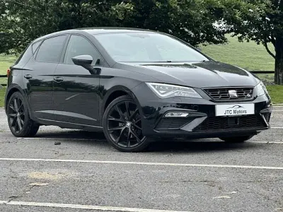 Used Seat Leon Black Edition 150 HP (110 kW) 2019 Black Hatchback