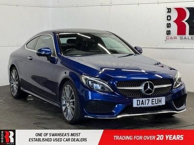 Blue Used 2017 Mercedes C250 AMG Line Premium Coupe | £15,495 (A bit pricey)