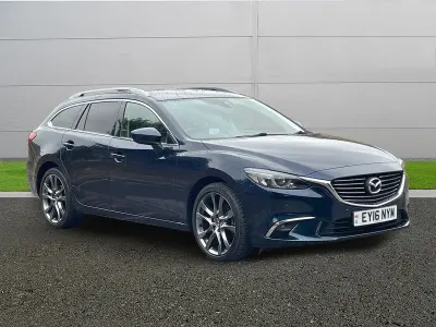 Used Mazda 6 Inclusive 175 HP (128 kW) 2016 Blue Estate