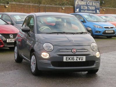 Used Fiat 500 Pop 69 HP (50 kW) 2016 Grey Hatchback