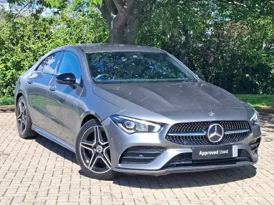 Used Mercedes CLA180 AMG Line Premium 136 HP (100 kW) 2023 Grey Coupe
