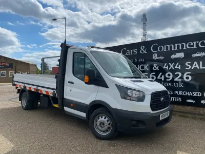 Used Ford Transit 130 HP (95 kW) 2018 White Pickup