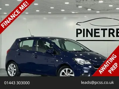 Used Vauxhall Corsa 90 HP (66 kW) 2017 Blue Hatchback