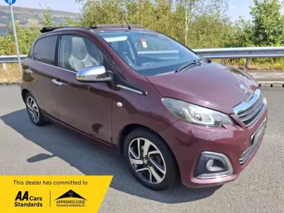 Used Peugeot 108 Allure Top 82 HP (60 kW) 2015 Purple Hatchback