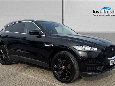 Used Jaguar F-Pace Portfolio 250 HP (183 kW) 2019 Santorini black metallic SUV