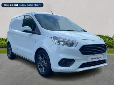 Used Ford Transit Courier Limited 100 HP (73 kW) 2021 White Van