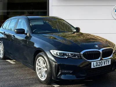 Used BMW 320 Sport Line 181 HP (133 kW) 2020 Black Estate