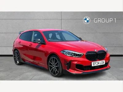 Used BMW M135 Comfort Edition 306 HP (225 kW) 2024 Red Hatchback