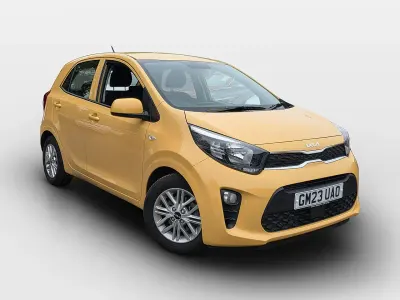Used Kia Picanto 2023 Yellow Hatchback