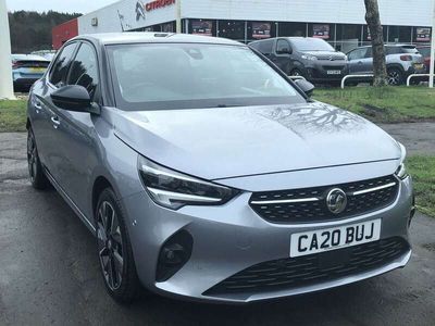 used Vauxhall Corsa-e 50KWH ELITE NAV AUTO 5DR (7.4KW CHARGER) ELECTRIC FROM 2020 FROM SWANSEA (SA79FJ) | SPOTICAR