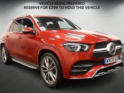 Used Mercedes GLE350 AMG line 272 HP (200 kW) 2020 Manufaktur hyacinth red  metallic finish SUV