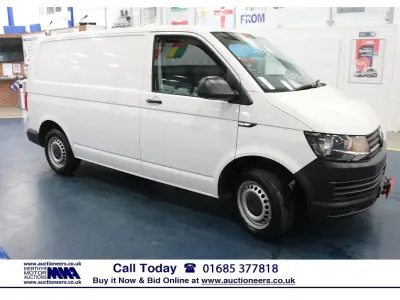 Used VW T6 Startline 102 HP (75 kW) 2018 White Van