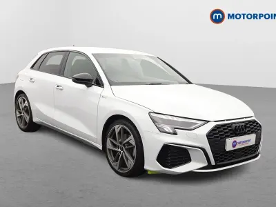 Used Audi A3 Black Edition 2023 White Sedan