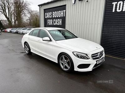 Used Mercedes C200 AMG line 2015 White Sedan