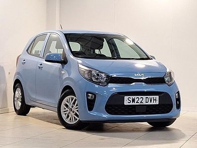 Used Kia Picanto 2022 Blue Hatchback