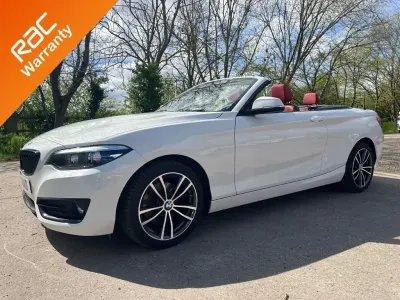 Usado BMW 220 Sport Line 190 CV (139 kW) 2017 Blanco Descapotable