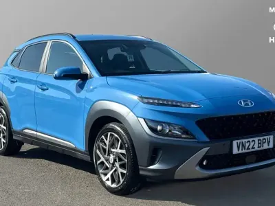 Used Hyundai Kona Premium 141 HP (103 kW) 2022 Blue SUV