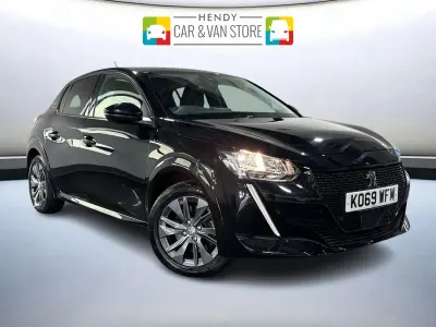 Used Peugeot e-208 Allure 100 kW (136 HP) 2020 Black Hatchback