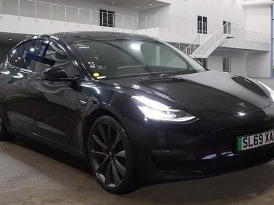 Used Tesla Model 3 Performance 330 kW (449 HP) 2019 Black Sedan