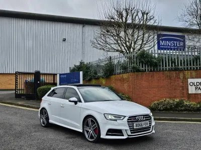 Begagnad Audi S3 Sportback 2016 Vit Halvkombi