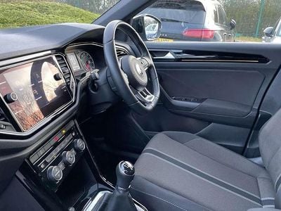 Used VW T-Roc Black Edition 110 HP (80 kW) 2021 Blue SUV