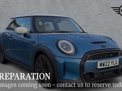 Blue Used 2022 Mini Cooper S Exclusive Hatchback | £18,987 (Fair price)