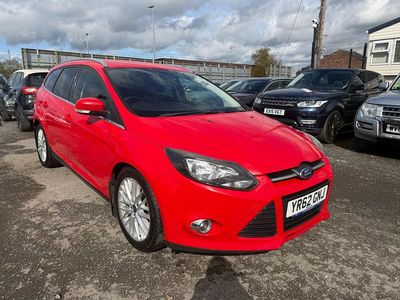 Used Ford Focus Zetec 115 HP (84 kW) 2012 Red Estate