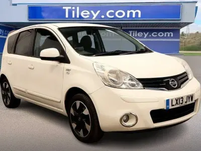 Begagnad Nissan Note N-TEC 88 HK (64 kW) 2013 Vit Halvkombi