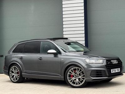 Grey Used 2016 Audi SQ7 Black Edition SUV | £22,990 (Expensive)