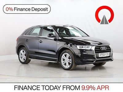 Used Audi Q3 S-Line 150 HP (110 kW) 2018 Black SUV