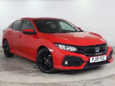 Used Honda Civic SR 126 HP (92 kW) 2019 Red Hatchback