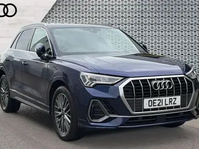 Used Audi Q3 S-Line 150 HP (110 kW) 2021 Blue SUV