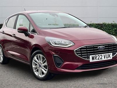 Used Ford Fiesta Titanium 101 HP (74 kW) 2022 Red Hatchback