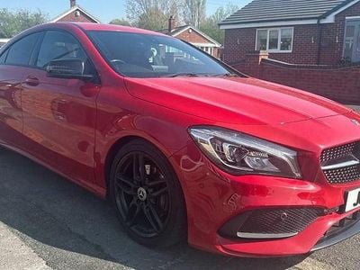 Used Mercedes CLA220 AMG line 177 HP (130 kW) 2018 Red Sedan
