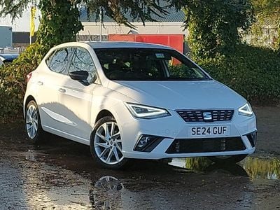 Used Seat Ibiza XCELLENCE 115 HP (84 kW) 2024 White Hatchback