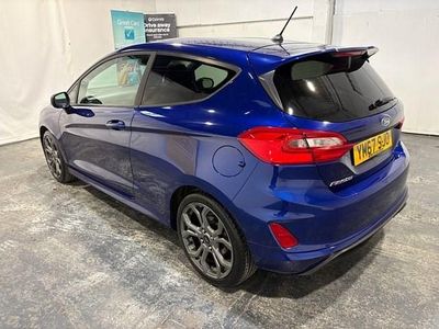 Used Ford Fiesta ST-Line 100 HP (73 kW) 2018 Blue Hatchback