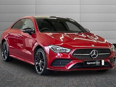 Red Used 2022 Mercedes CLA250e AMG Line Premium Plus Sedan | £23,550 (Fair price)